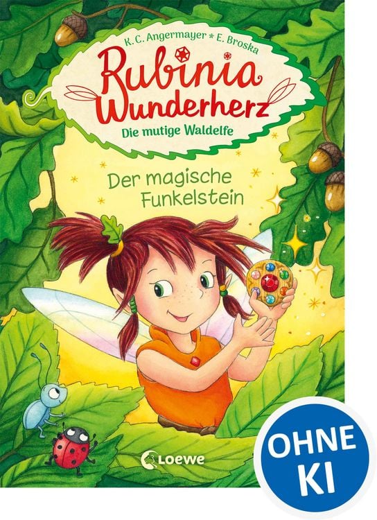 Produktbild: Rubinia Wunderherz, die mutige Waldelfe (Band 1) - Der magische Funkelstein