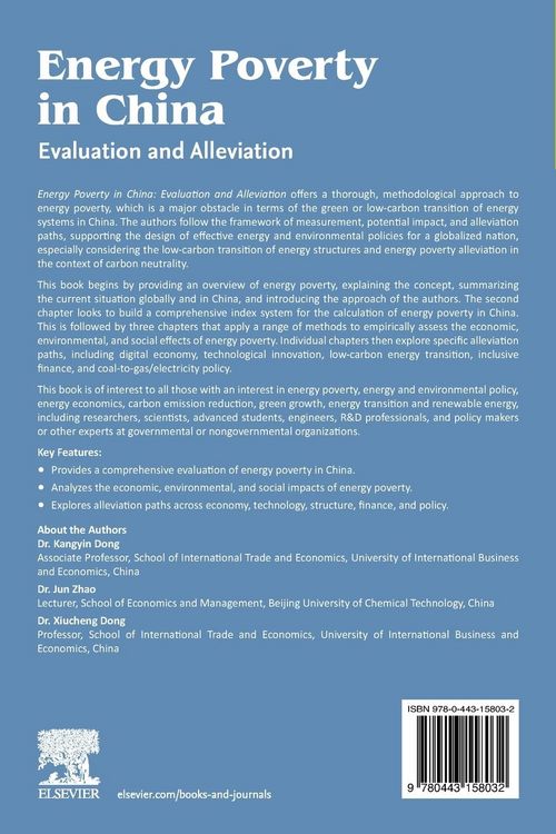 Produktbild: Energy Poverty in China