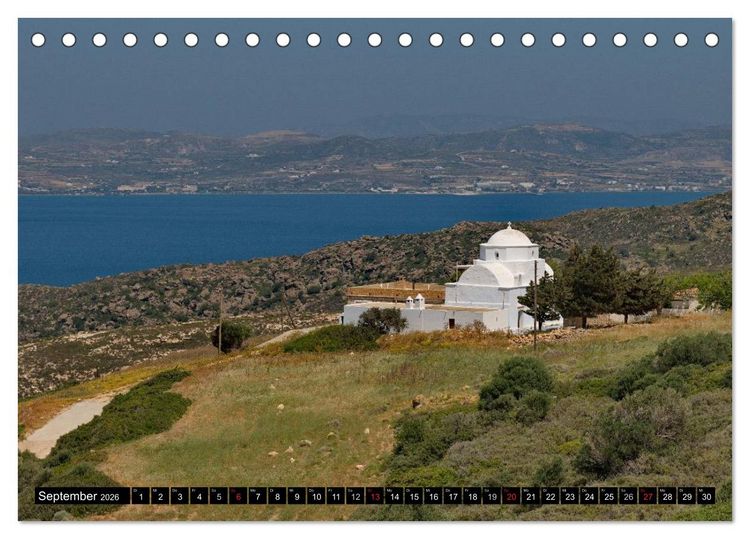 Produktbild: Milos, Insel der Farben (Tischkalender 2026 DIN A5 quer), CALVENDO Monatskalender