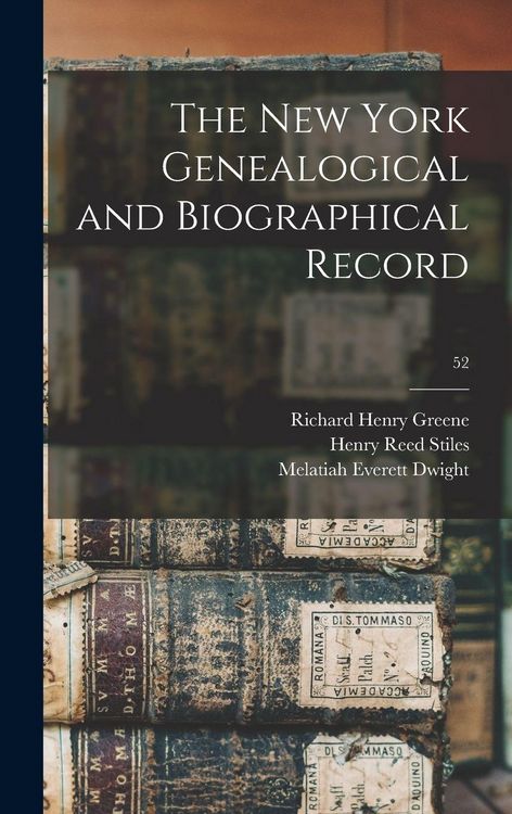 Produktbild: The New York Genealogical and Biographical Record; 52