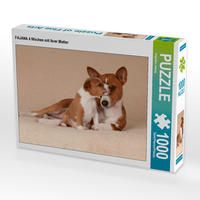 Produktbild: CALVENDO Puzzle FAJANA 4 Wochen mit ihrer Mutter | 1000 Teile Lege-Gr&ouml;&szlig;e 64x48cm Foto-Puzzle f&uuml;r gl&uuml;ckliche Stunden