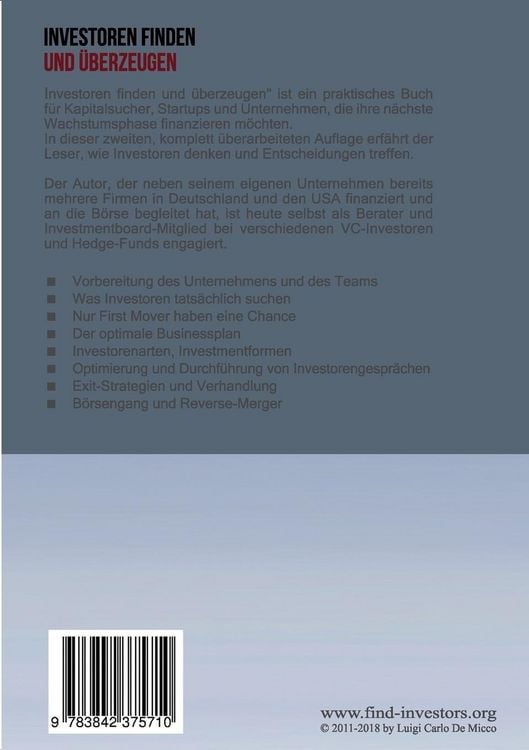 Produktbild: Investoren finden und &uuml;berzeugen