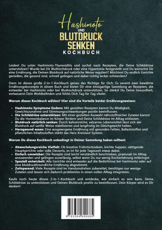 Produktbild: Hashimoto und Blutdruck senken Kochbuch