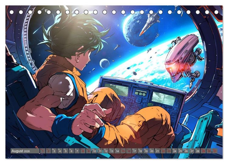 Produktbild: Starlight Warriors (Desk Calendar 2026 DIN A5 landscape), CALVENDO 12 Month DeskCalendar