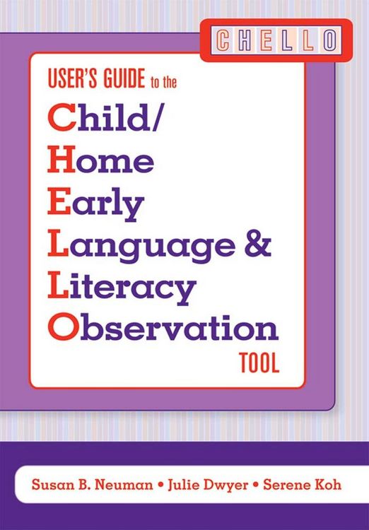 Produktbild: User's Guide to the Child/Home Early Language and Literacy Observation Tool (Chello)