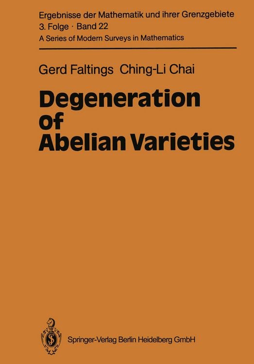 Produktbild: Degeneration of Abelian Varieties