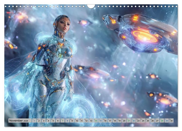 Produktbild: Science-Fiction Erlebnisse - Fantastische Welten (Wandkalender 2026 DIN A3 quer), CALVENDO Monatskalender