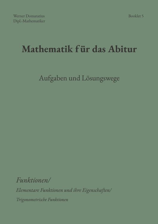 Produktbild: Mathematik f&uuml;r das Abitur