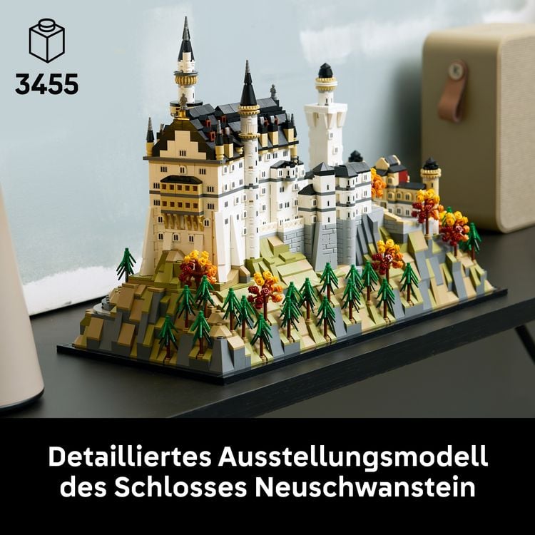 Produktbild: LEGO Architecture 21063 Schloss Neuschwanstein, Modellbau