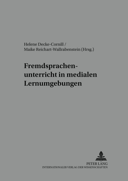 Produktbild: Fremdsprachenunterricht in medialen Lernumgebungen