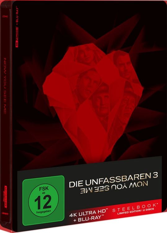 Produktbild: Die Unfassbaren 3 - Now you see me - Steelbook - Limited Edition (4K Ultra HD) (+ Blu-ray)