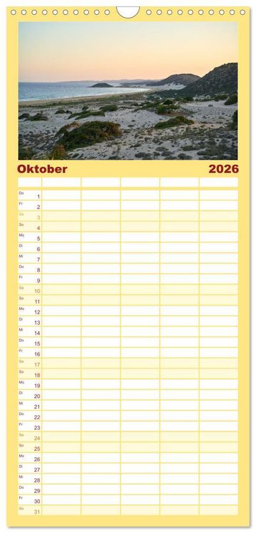 Produktbild: Familienplaner 2026 - Zypern - Eine bezaubernde Reise. mit 5 Spalten (Wandkalender, 21 x 45 cm) CALVENDO