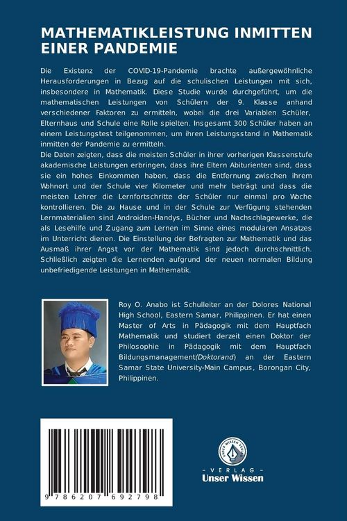 Produktbild: Mathematikleistung Inmitten einer Pandemie