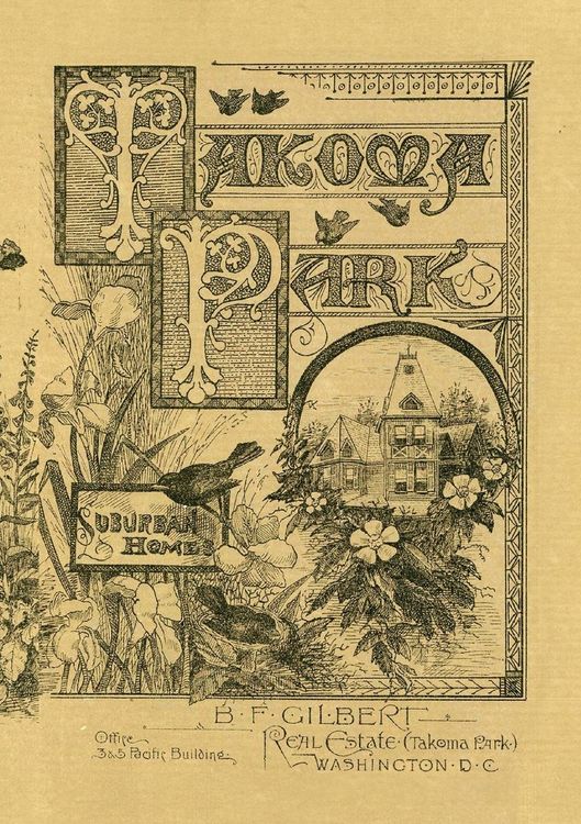 Produktbild: BF Gilbert 1886 Takoma Park Brochure