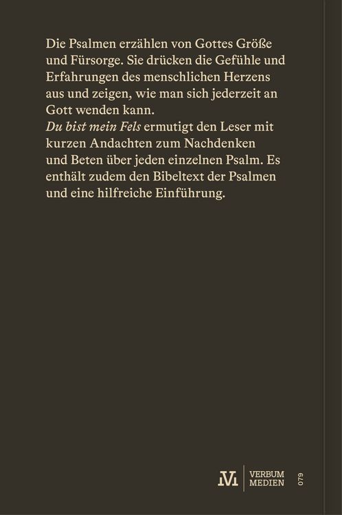 Produktbild: Du bist mein Fels