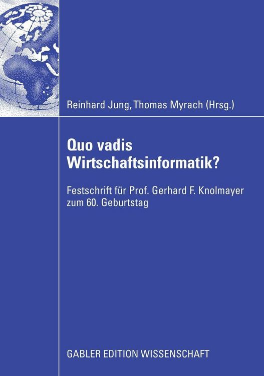Produktbild: Quo vadis Wirtschaftsinformatik?