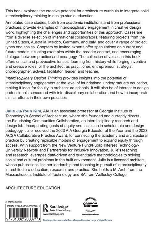 Produktbild: Interdisciplinary Design Thinking in Architecture Education