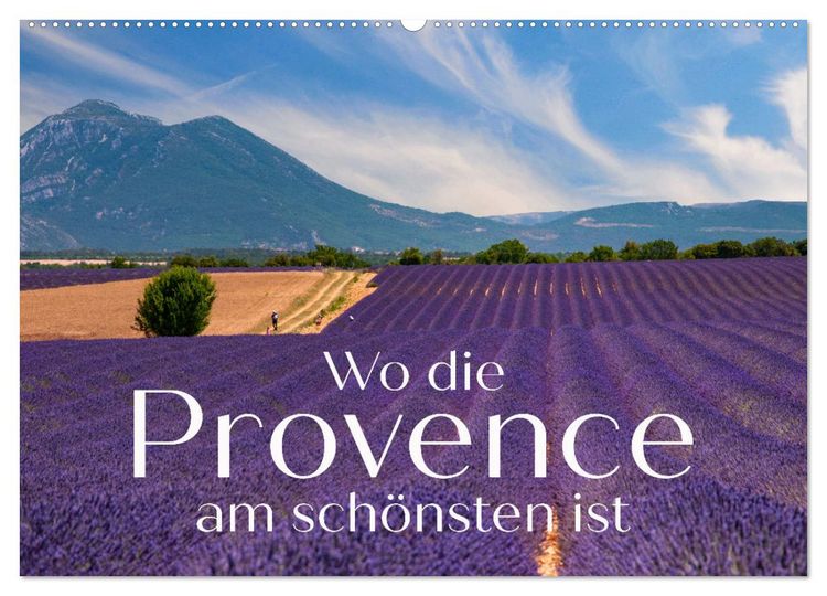 Produktbild: Wo die Provence am sch&ouml;nsten ist (Wandkalender 2026 DIN A2 quer), CALVENDO Monatskalender