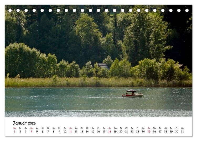 Produktbild: Wanderbarer Wei&szlig;ensee (Tischkalender 2026 DIN A5 quer), CALVENDO Monatskalender