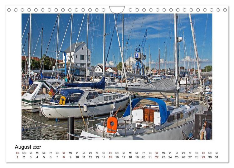 Produktbild: Schleswig und die Schlei - von Schloss Gottorf bis Schleim&uuml;nde (Wandkalender 2027 DIN A4 quer), CALVENDO Monatskalender