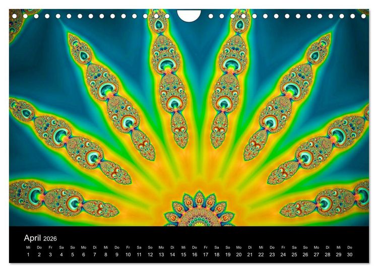 Produktbild: mandala-art (Wandkalender 2026 DIN A4 quer), CALVENDO Monatskalender