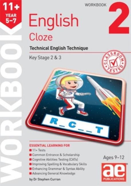 Produktbild: 11+ English Year 5-7 Cloze Workbook 2