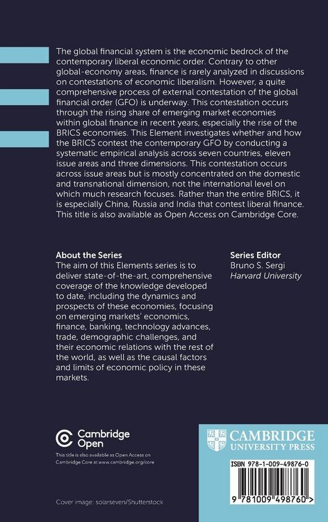 Produktbild: BRICS and the Global Financial Order
