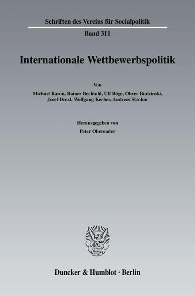 Produktbild: Internationale Wettbewerbspolitik.