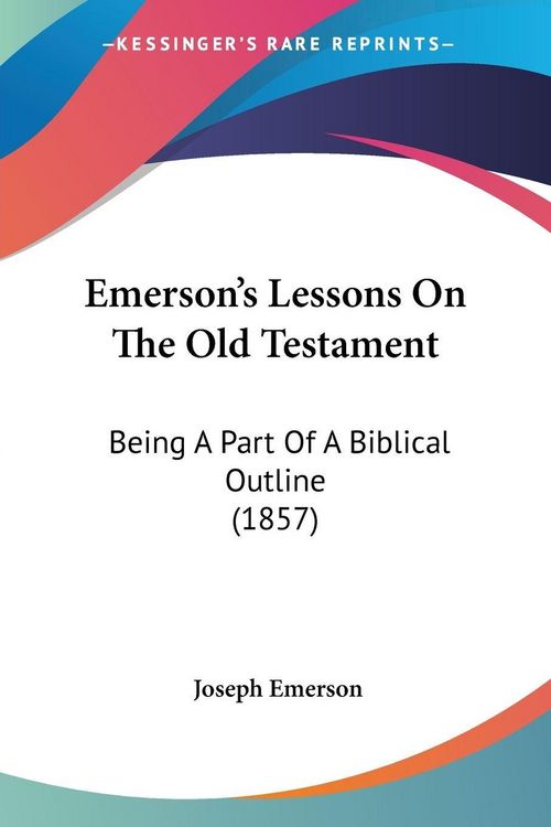 Produktbild: Emerson's Lessons On The Old Testament