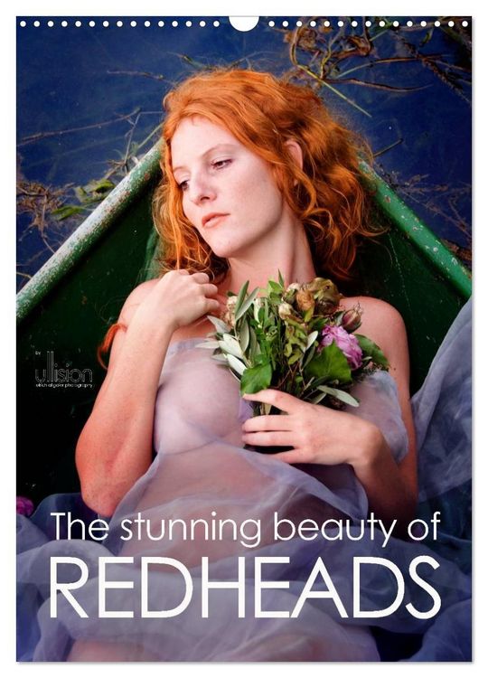 Produktbild: The stunning beauty of REDHEADS (Wall Calendar 2026 DIN A3 portrait), CALVENDO 12 Month Wall Calendar
