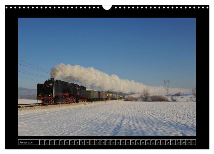 Produktbild: Eisenbahndampfromantik (Wandkalender 2026 DIN A3 quer), CALVENDO Monatskalender