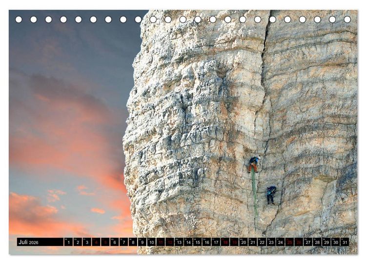 Produktbild: Weltkulturerbe Dolomiten S&uuml;d Tirol (Tischkalender 2026 DIN A5 quer), CALVENDO Monatskalender