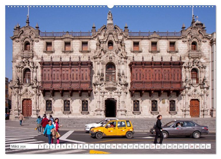 Produktbild: Vielf&auml;ltiges Peru (hochwertiger Premium Wandkalender 2026 DIN A2 quer), Kunstdruck in Hochglanz