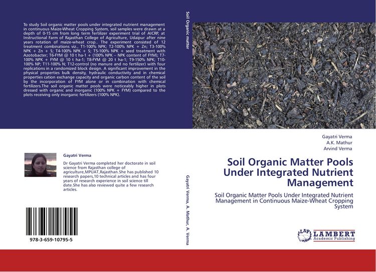 Produktbild: Soil Organic Matter Pools Under Integrated Nutrient Management