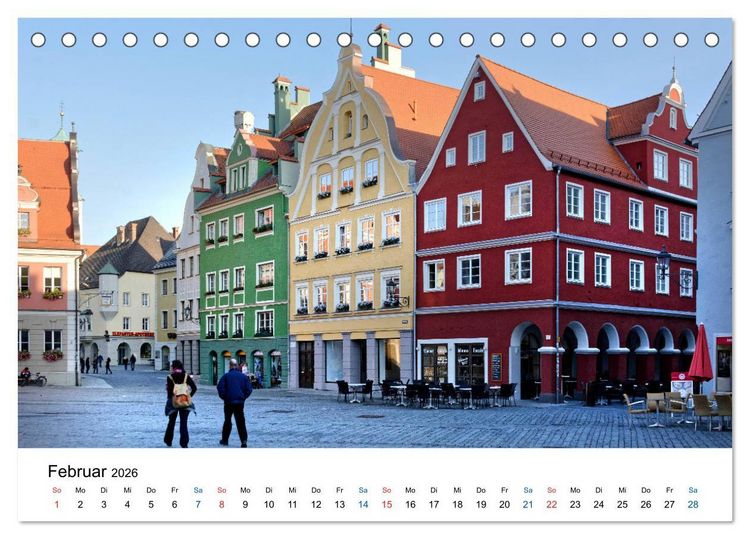 Produktbild: Memmingen - Ansichtssache (Tischkalender 2026 DIN A5 quer), CALVENDO Monatskalender