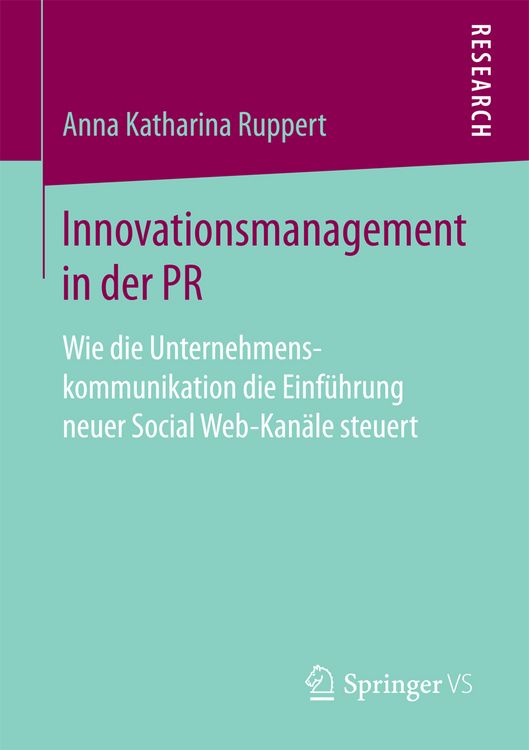 Produktbild: Innovationsmanagement in der PR