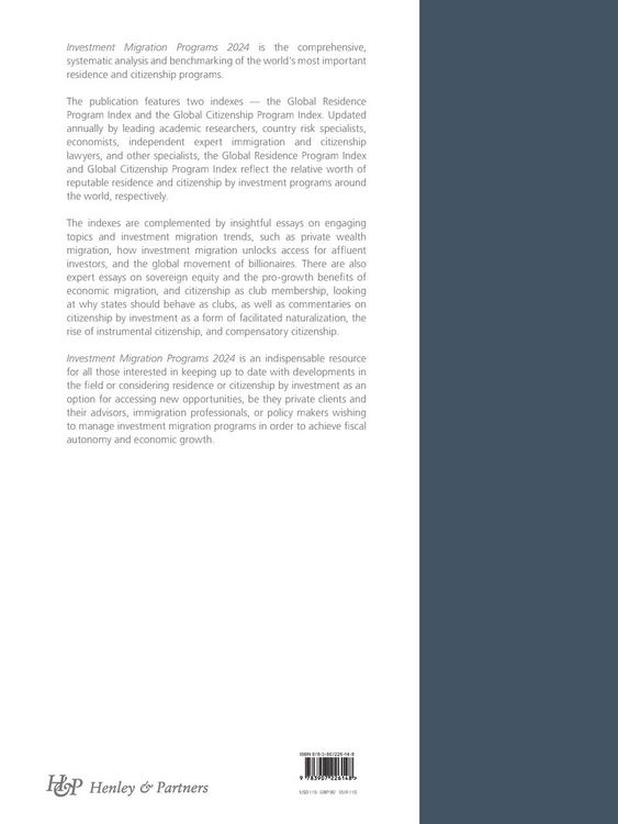 Produktbild: Investment Migration Programs 2024