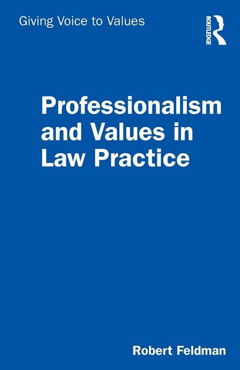 Produktbild: Professionalism and Values in Law Practice