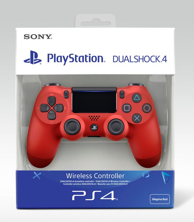 Produktbild: PS4 - Dualshock 4 Wireless-Controller V2 (Magma Red)