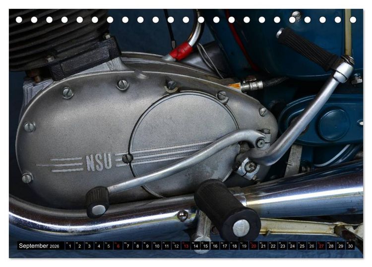 Produktbild: NSU Supermax (Tischkalender 2026 DIN A5 quer), CALVENDO Monatskalender