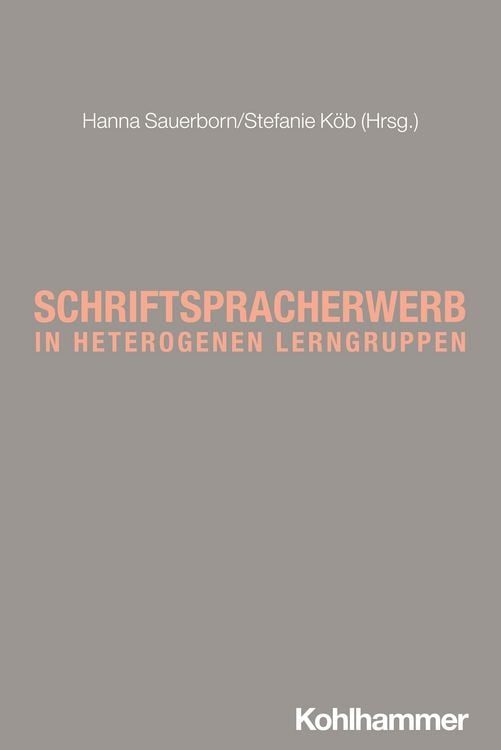 Produktbild: Schriftspracherwerb in heterogenen Lerngruppen