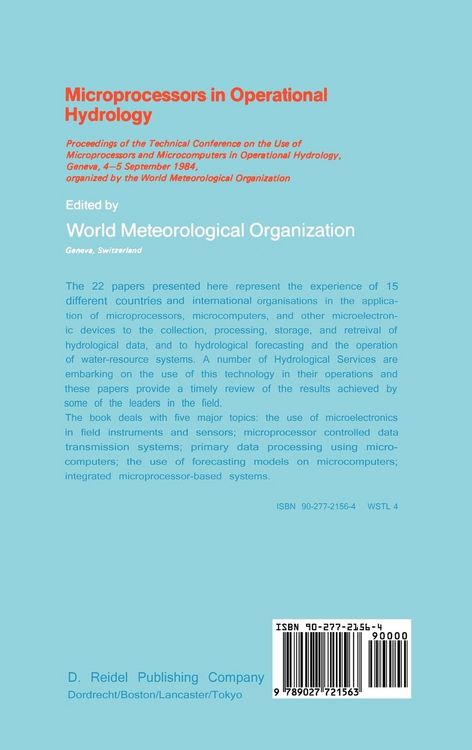 Produktbild: Microprocessors in Operational Hydrology