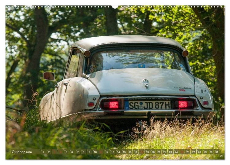 Produktbild: Citro&euml;n DS G&ouml;ttin im Mittelrheintal (hochwertiger Premium Wandkalender 2026 DIN A2 quer), Kunstdruck in Hochglanz