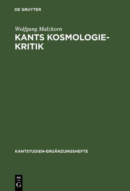 Produktbild: Kants Kosmologie-Kritik