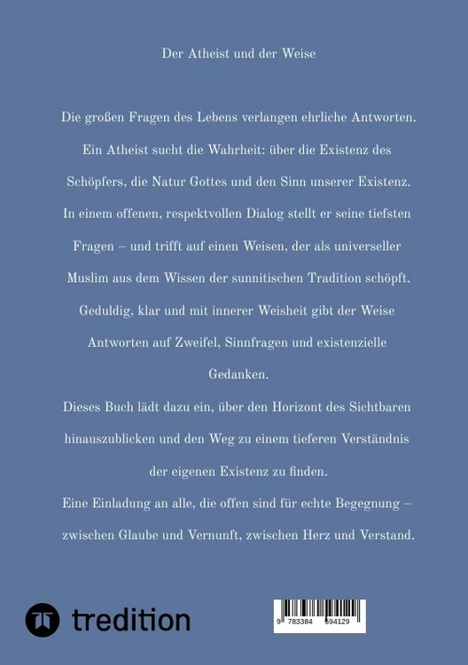Produktbild: Der Atheist und der Weise