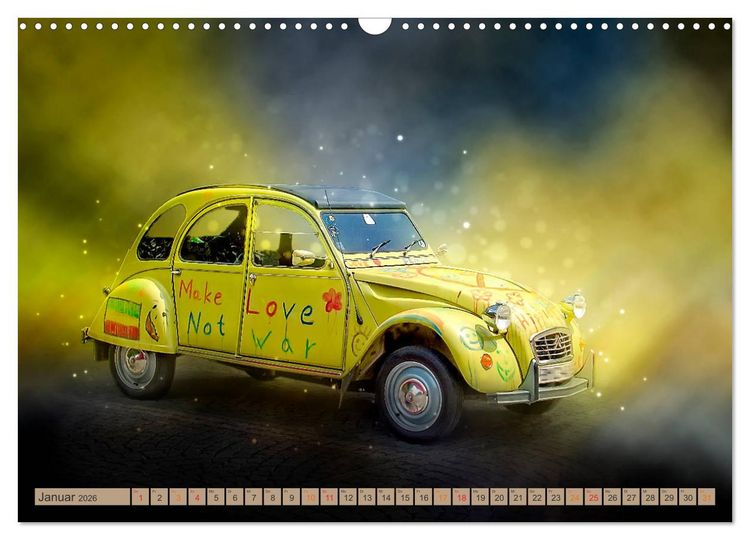 Produktbild: Die Ente - Citro&euml;n 2CV (Wandkalender 2026 DIN A3 quer), CALVENDO Monatskalender