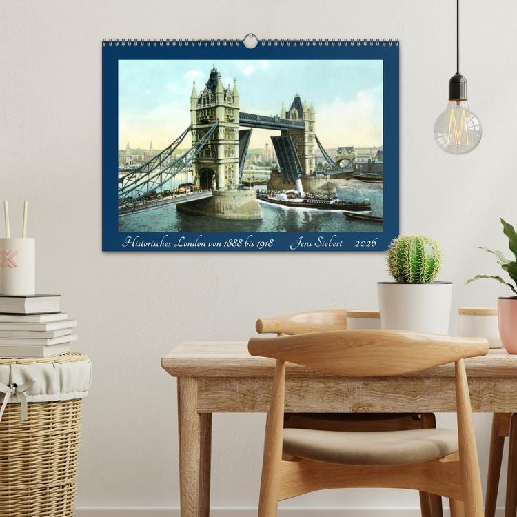 Produktbild: Historisches London von 1888 bis 1918 (Wandkalender 2026 DIN A3 quer), CALVENDO Monatskalender