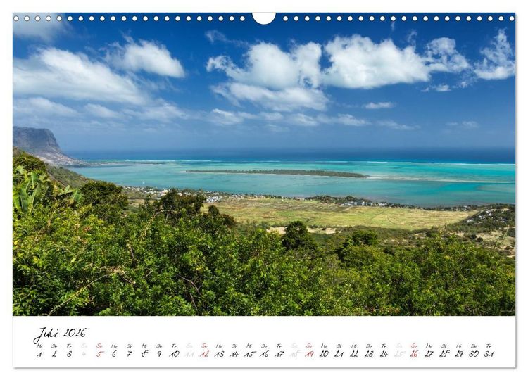 Produktbild: Mauritius - Insel zum Durchatmen (Wandkalender 2026 DIN A3 quer), CALVENDO Monatskalender