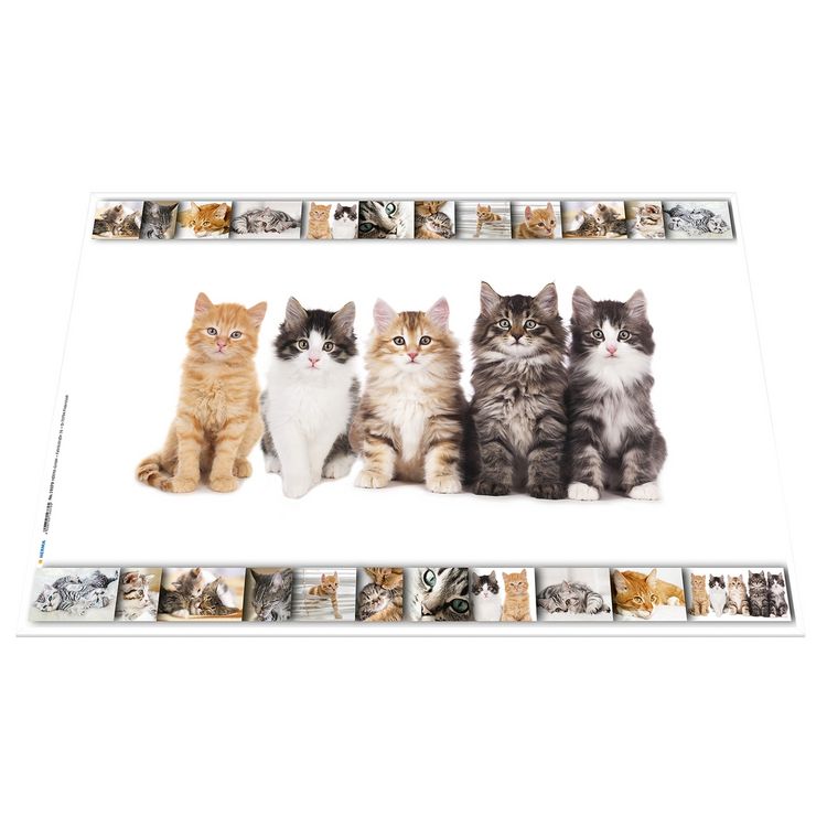Produktbild: HERMA Schreibtischunterlage Katzen 55x35cm