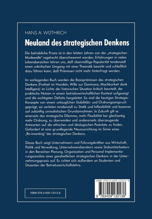 Produktbild: Neuland des strategischen Denkens